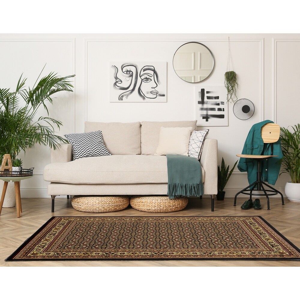 Linon Aspire Collection Wool Pane Gray Natural Fiber Rugs Off/White 5'X 8' Linon Aspire Collection Wool Pane Gray Natural Fiber Rugs Off/White 5'X 8'